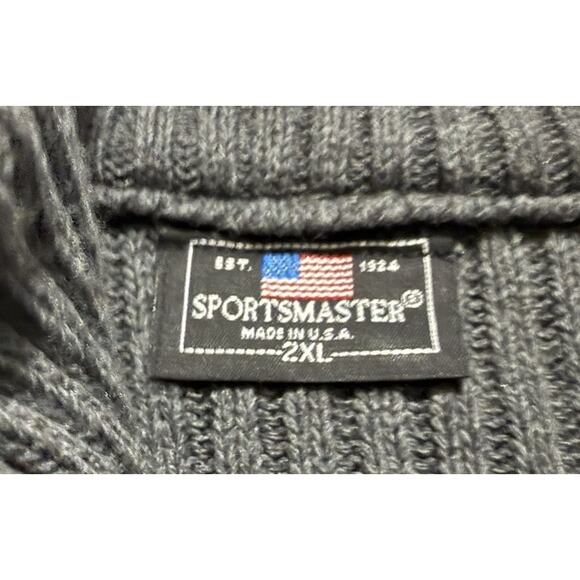 NWT GM Logo Sportsmaster Knitted Vest Size 2XL Made In USA 100% Cotton - Picture 4 of 8